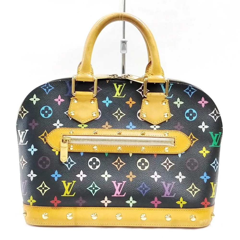 SOLD‼️Louis Vuitton LV Hand Bag Alma PM Noir Black Monogram Multicolor